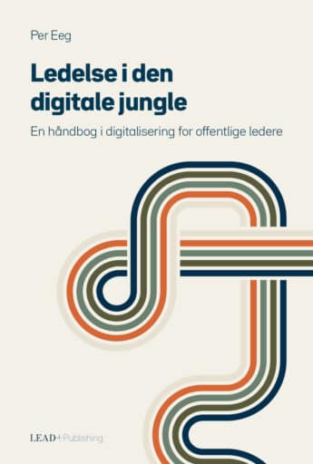 Forside til bog - ledelse i den digitale jungle